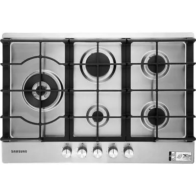 Samsung NA75J3030AS Built In 75cm 5 Burners Stainless Steel Gas Hob • £289