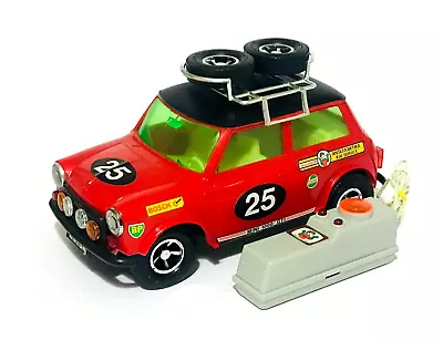 Vintage Mister P N.839 Mini Cooper Rally R/c Battery Operated Greek Used Rare • $150