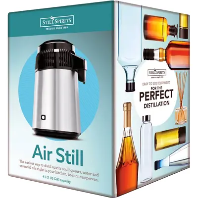 Still Spirits Turbo Air Water Distiller - Stainless Steel. Unopened New In Box • $199.99