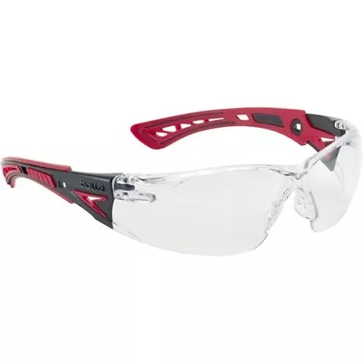 £11.15 • Buy Bolle RUSH+ Platinum Clear Safety Glasses RUSHPPSI - UV Eye Protection -Anti Fog