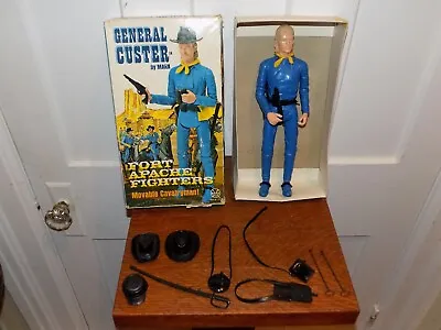 Vintage Marx General Custer	Fort Apache Fighter In Box • $125