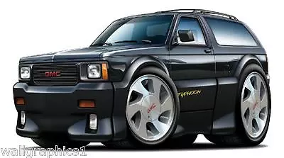 1992-1993 GMC Typhoon 4.3 Vortec Truck Turbo Vintage Wall Graphic Decal Sticker  • $19.99