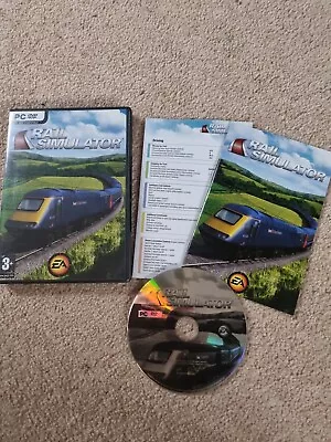 Rail Simulator (PC 2008) - PC DVD Rom - With Manual + Key Sheet • £5.88