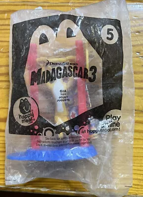 Mcdonalds 2012 Dreamworks Madagascar 3 Gia Toy #5 Happy Meal Toy • $14