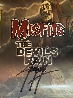 Misfits  Jerry Only  Autographed Poster- Devil's Rain  18 X24  • $66.66