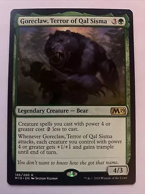 MTG Goreclaw Terror Of Qal Sisma Core Set 2019 186/280 Regular Rare • $1.69