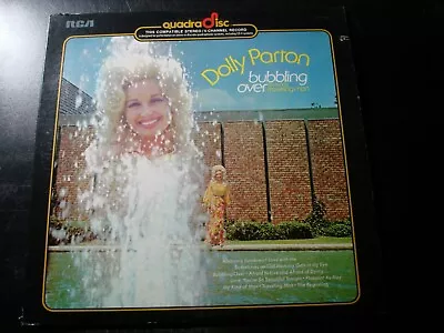 Dolly Parton Bubbling Over Lp Record Quadradisc Lp Record Nm • $34.99