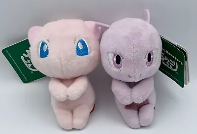 Chokkori San Mew Mewtwo Pokemon Center TAKARA TOMY Plush 4  Toy Doll Set Lot • $24.97