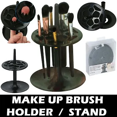 Make Up Brush Holder Stand Dryer Box Organiser Rack Pot Carousel Storage Paint  • £5.95