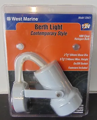 West Marine 12V Halogen Berth Light - Model 129421 • $4.95