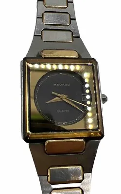 VTG 1970s Movado Surf Zenith Ref: 59.2029.106 Work Bad Band Women Watch Calendar • $174.09