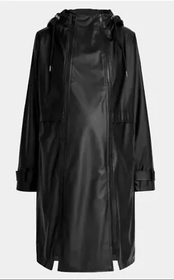 Womens Ladies Next Black Showerproof Coat Jacket New Size 8 BNWOT MATERNITY • $21.46