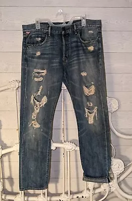 Denim Supply Ralph Lauren Distressed Selvedge Prospect Jeans Sz 36 X 32 • $19.99