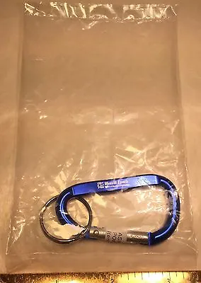 Merrill Lynch Blue Key Ring Keychain Carabiner With Bull Logo (not For Climbing) • $19.99