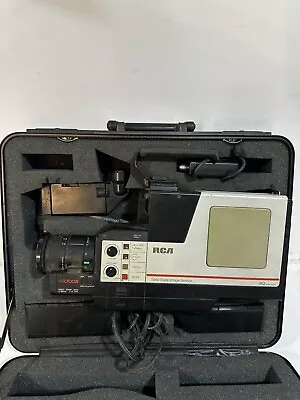 Vintage RCA CC300 Camcorder W/Case & Accessories VHS Video Camera Powers On • $69.99