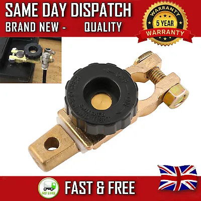 £5.99 • Buy Car Battery Cut-off Switch Terminal Isolator Quick Disconnect Master Shut Kill
