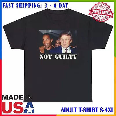 Mens Not Guilty T Shirt Funny Donald J Trump OJ Simpson Republican Humor Tee!!! • $18.96