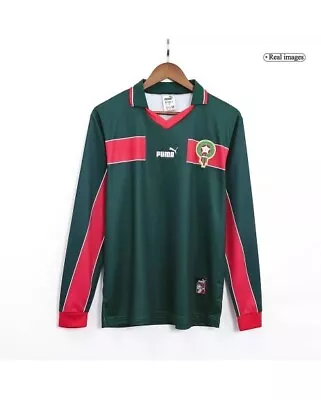 Morocco Home Long Sleeve  Soccer Jersey • $48.99