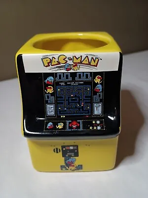 Official Pac Man Arcade Machine Shaped Mug Retro Tea Coffee Cup Pen Holder • $9.95