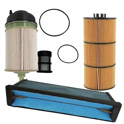 For Detroit DD13/DD15/DD16 Filter Kit Oil & 2 Fuel Kit & Air Donaldson Cascadia • $82.49