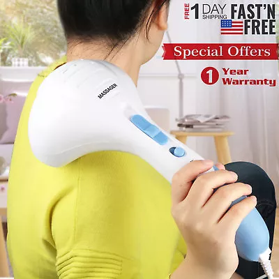 Handheld Full Body Electric Massager Deep Tissue Percussion Wand Back Neck Relax • $31.89