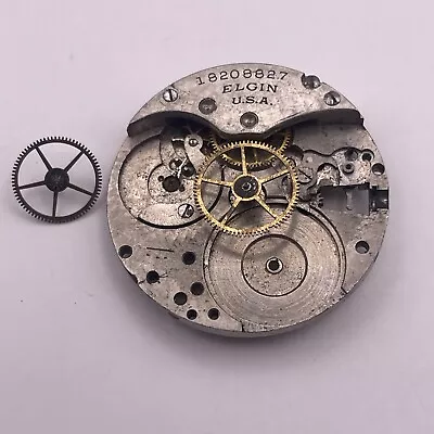 Vintage Elgin Movement Parts Early 1900s 18208827 • $9