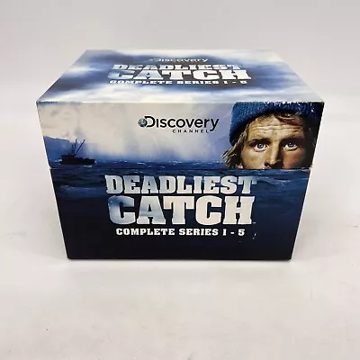 Deadliest Catch Complete Series 1-5 DVD Boxset Crab Fishing Discovery Channel • £14.99