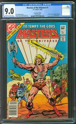 Masters Of The Universe 1 CGC 9.0 1st Full Issue Newsstand Ed 12/1982 • $99.99