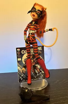 Monster High Toralei Stripe Power Ghouls Cat Tastrophe Doll 99% Complete • $42.99