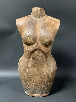 Vintage Female Mannequin Papermache Mold Of Dress Form - Torso • $350