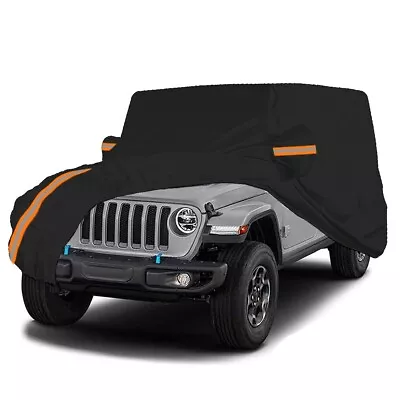 6 Layer Car Cover Waterproof Outdoor W/ Cotton For Jeep Wrangler JK 4 Door 87-23 • $59.99