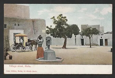 £3.99 • Buy Rare Malta 1895 Undivided Back Postcard Showing Village Street John Critien