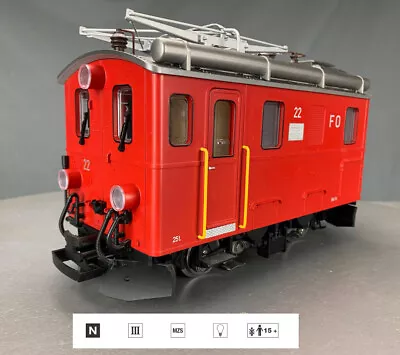 G Scale LGB 23460 FO HGe 2/2 Rack Railway Electric Locomotive MTS DCC G574 LZ • $564.98