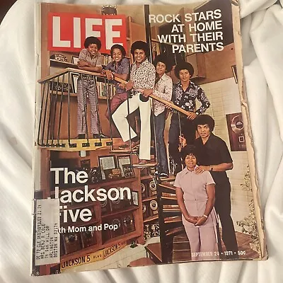 Life Magazine September 24 1971 The Jackson 5 Michael Jackson • $29