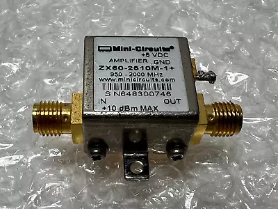 Mini-Circuits ZX60-2510M-1+ Amplifier High Isolation 950 To 2000 MHz 50Ω SMA • $49