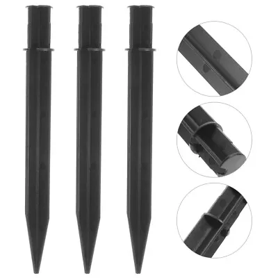 8 Pcs Solar Light Replacement Stakes Plastic Ground Spikes Cone Lawn Lamp • £10.99