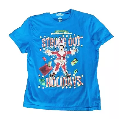 Christmas Vacation Griswold Lampoon T-Shirt Womens Size Large Clark Movie Blue • $12.99