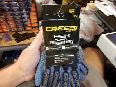 Cressi Hex Grip Gloves For Diving Spearfishing Lobstering NEW XS • $34.99