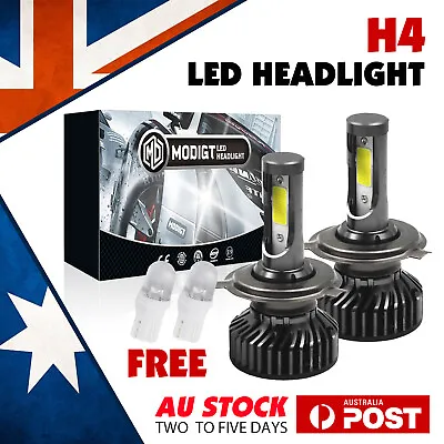H4 LED Headlight Globes Bulbs Kit For Ford Ranger 2006-2014 PJ PK PX MK1 BT-50 • $35.59