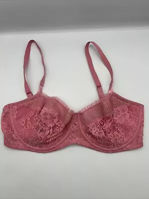 Victoria's Secret Dream Angels Push Up Without Padding Bra Size 32DDD Pink • $12