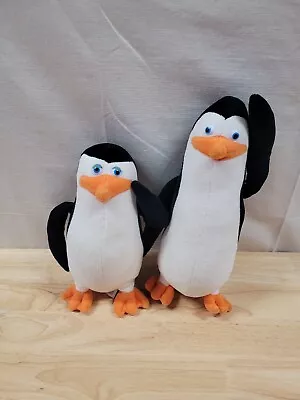 Penguins Of Madagascar Plush Lot Salute Pose Dreamworks Skipper Rico Private • $18.59