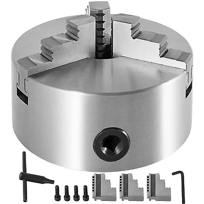 VEVOR 8'' 3 Jaw Lathe Chuck K11-200 200mm Self-Centering Grinding Machine • £63.59