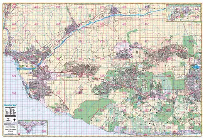 Thomas Bros. Ventura County Wall Map (r) • $269