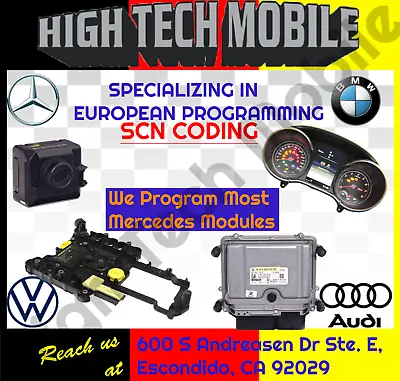 Mercedes General Module Programming Or SCN Coding - EIS ECU 7-G TCU Plate • $249.99