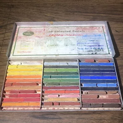 Vintage Faber-Castell Polychromos Pastels No. 9283 36 Coloured Pastels • $18.74