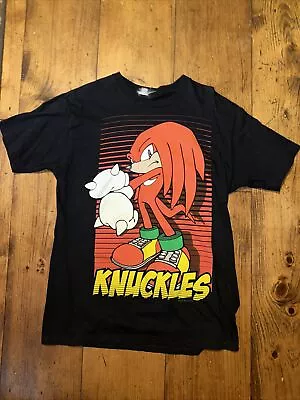 90s Video Games Knuckles Shirt Knuckles Fist Stance Sega Shirt VTG Rare L/XL • $80