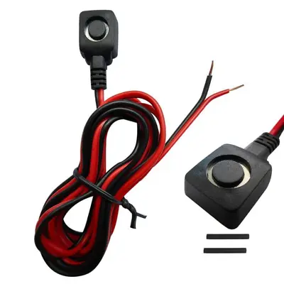 12V 24V Momentary Push Button Switch 0.5M Pre-Wired Cable And Double-Sided Tape • $14.95
