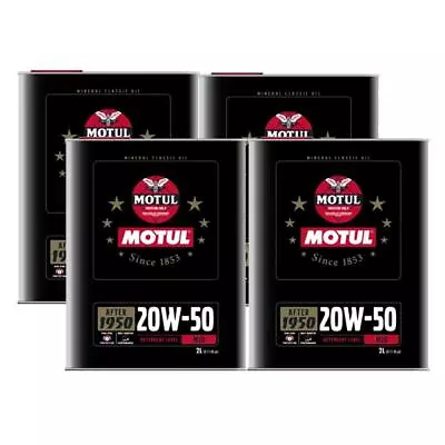 Engine Oil (20W-50) (Set Of 4) (8 Liter) (Classic Performance) • $60.95