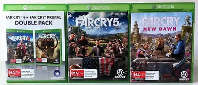$54.95 • Buy Far Cry 4 + Far Cry Primal Double Pack, Far Cry 5 And Far Cry New Dawn Xbox One