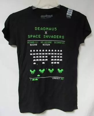 Deadmau5 Space Invaders Men's Size Large (36  Chest) T-Shirt C1 6197 • $21.24